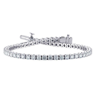 5 Carats Diamond Tennis Bracelet Natural Earth Mined G Color VS2 Clarity