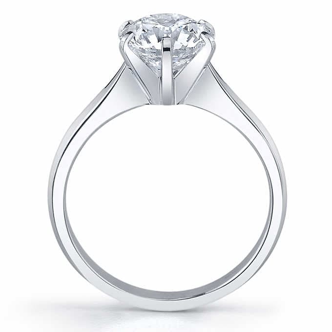 Graduate 6 prong solitaire engagement ring