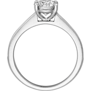 1.25 Ct. Round Cut Engagement Ring with Accent G Color SI1 GIA Certified 3X