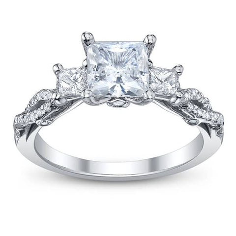 Verragio princess hotsell cut diamond ring