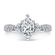 2.50 Ct Floral Marquise Engagement Ring H Color VS1 Clarity GIA Certified