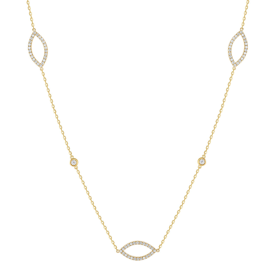 The Marquise Lotus Necklace