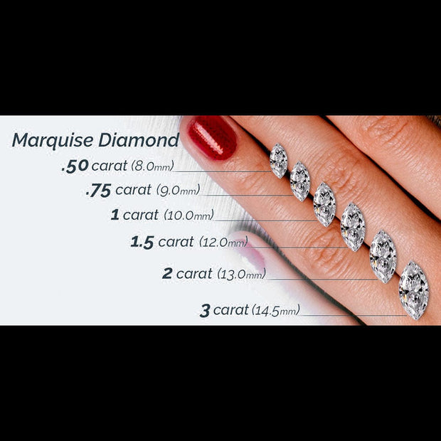 1.60 Ct Marquise Cut Hidden Halo Diamond Engagement Ring G VS2