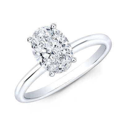 Four Prong Solitaire Ring