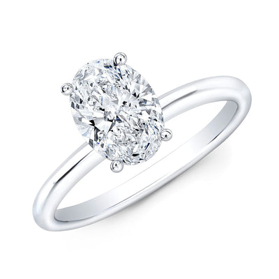 Four Prong Solitaire Engagement Ring