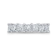 5 Carats Princess Cut Eternity Ring Natural Diamonds