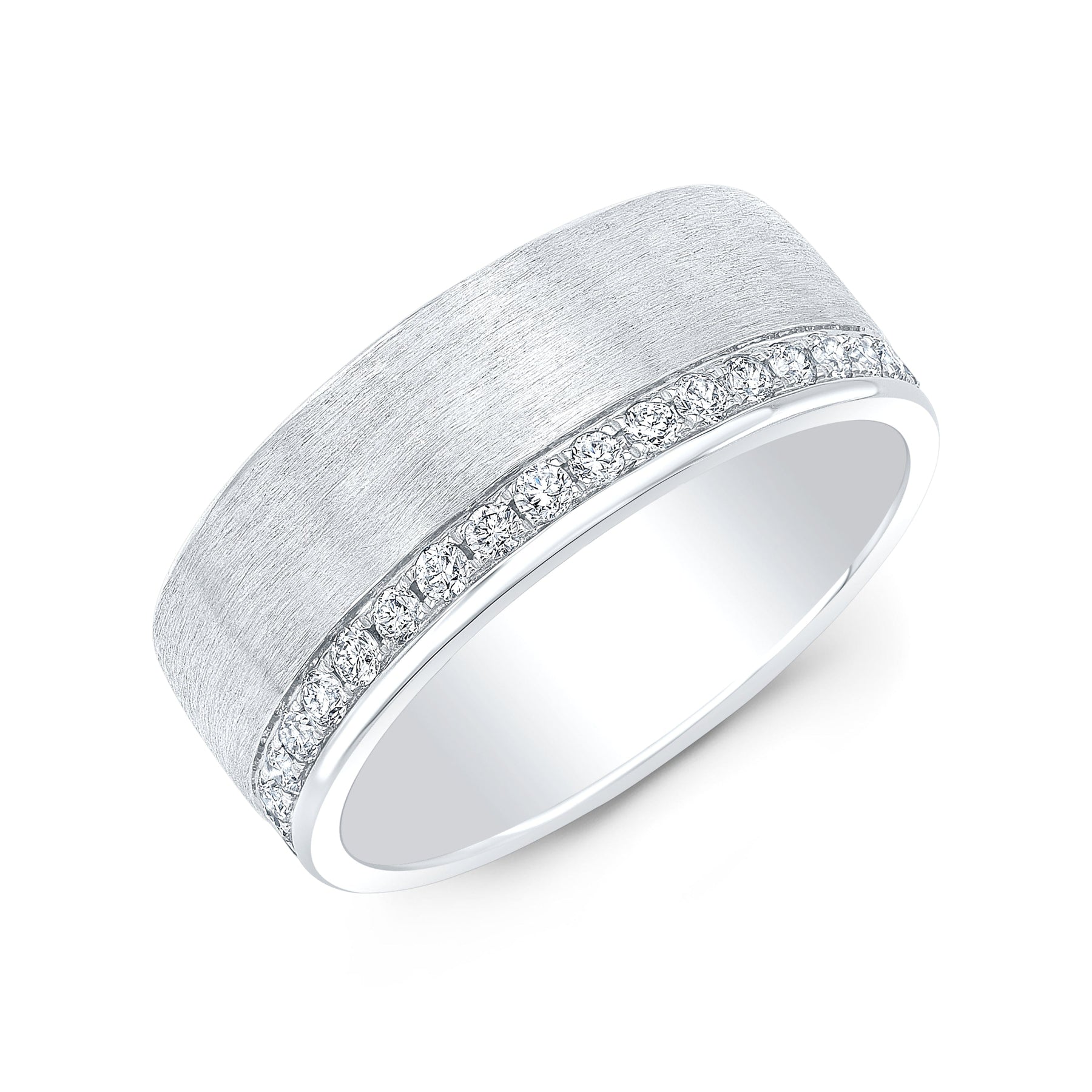 The Winner: Black Zirconium Men's Wedding Band