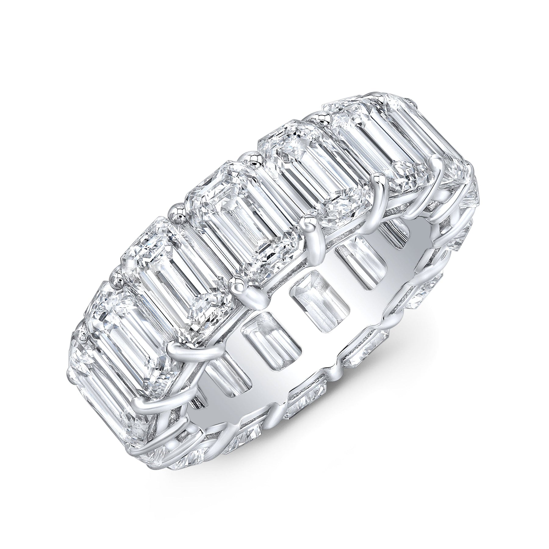 Platinum Eternity Rings - Diamonds Factory