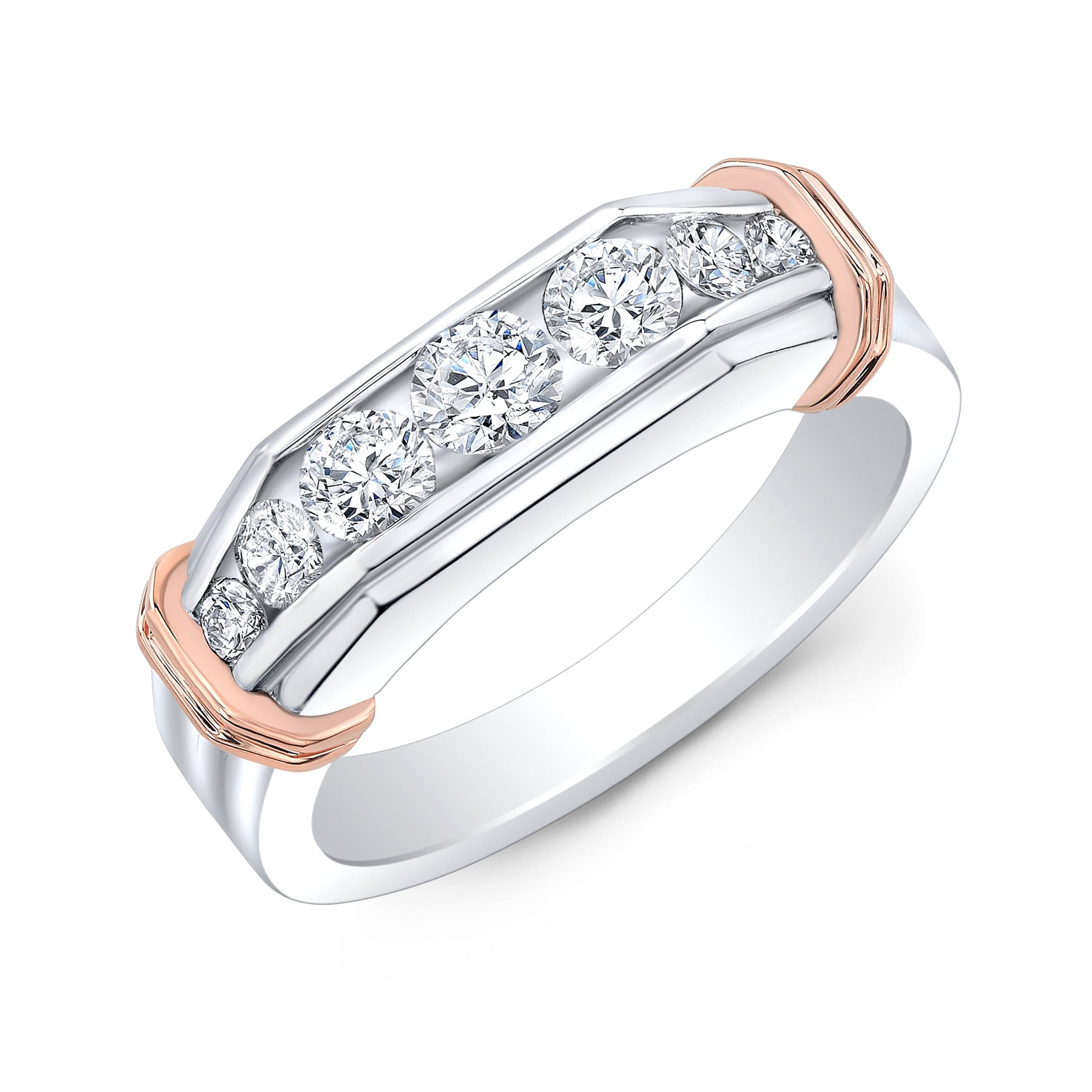 18ct Gold Seven Stone Diamond Eternity Ring | 0.32ct – John Ross Jewellers