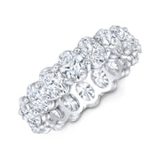7 Carats Oval Eternity Band 