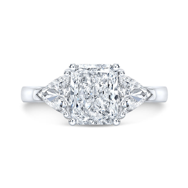 3 Stone Radiant Cut Engagement Rings