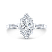 Marquise Diamond Ring Front View