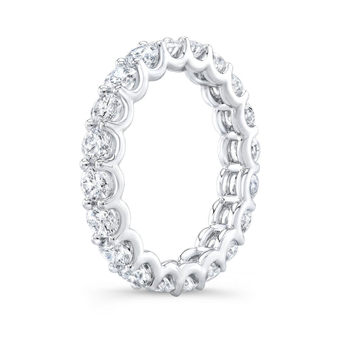 4.00 Ct Diamond Eternity Band U-Set G Color SI1 Clarity