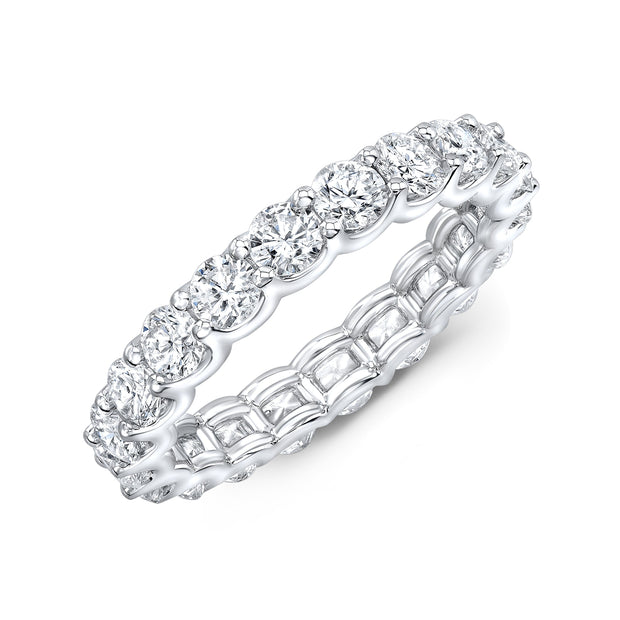 4.00 Ct Diamond Eternity Band U-Set G Color SI1 Clarity