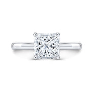 1.00 Ct. Princess Cut Solitaire Engagement Ring G Color VS2 GIA Certified