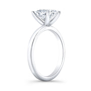 1.00 Ct. Princess Cut Solitaire Engagement Ring E Color VS2 GIA Certified