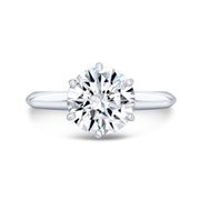 2.20 Ct. Diamond Knife Edge Solitaire Ring J Color VS2 GIA Certified 3X