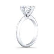 Six Prong Knife Edge Solitaire Engagement Ring Setting