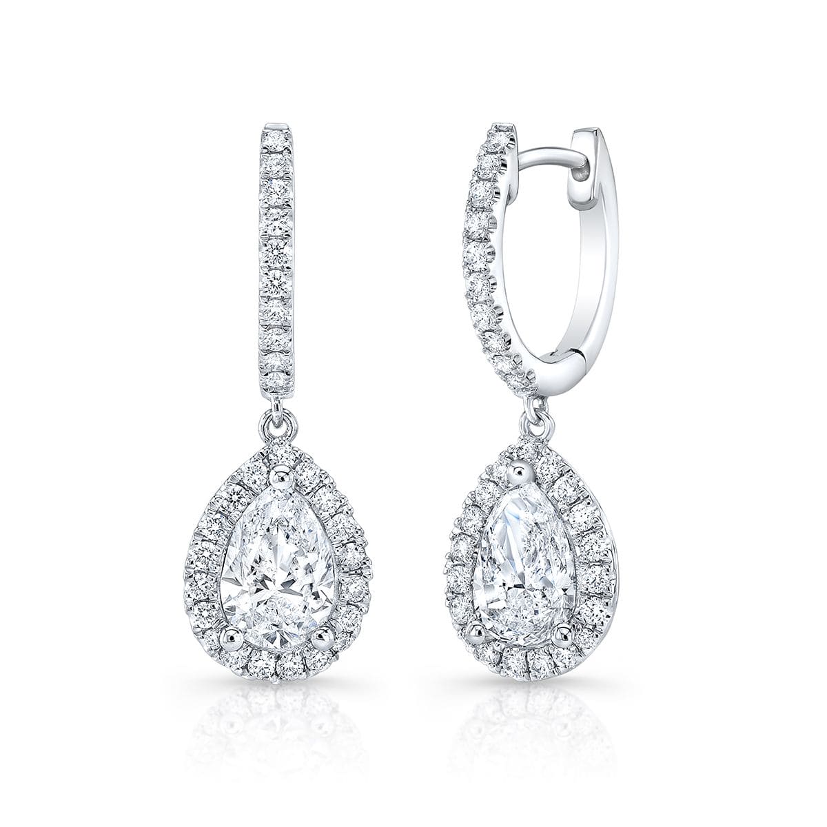 Pear drop earrings