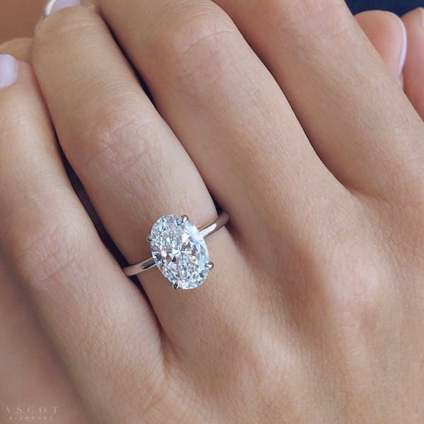 Four Prong Solitaire Ring Setting