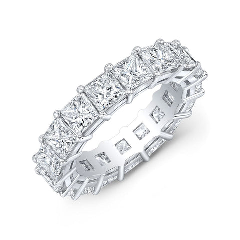 7.5 Carat Princess Cut Eternity Band