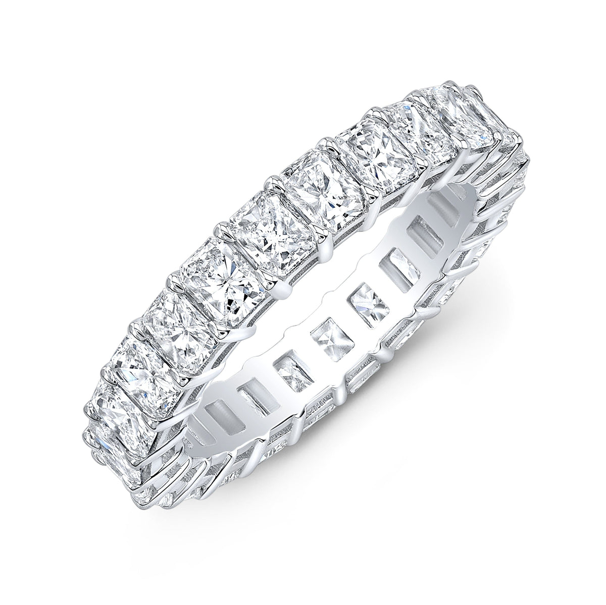 Radiant eternity band