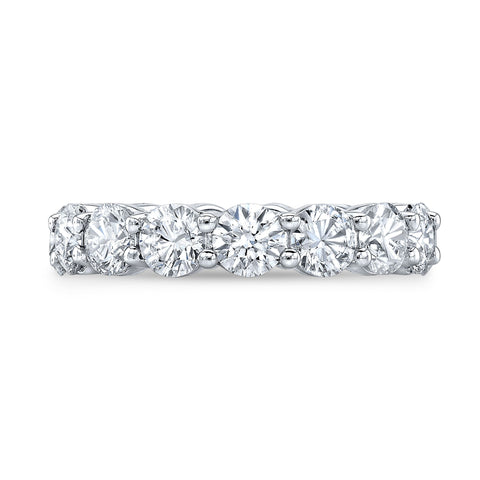 4 Carat Round Eternity Band F-G Color VS1 Clarity