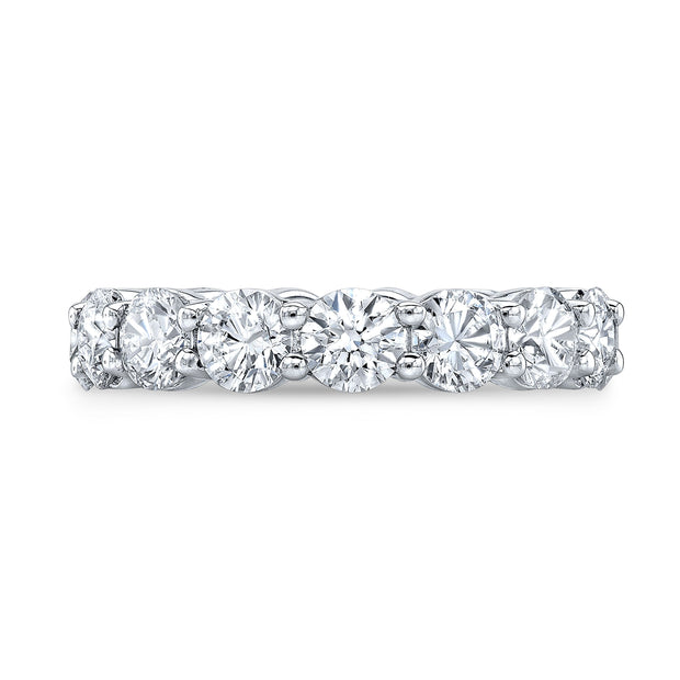 6 Carat Diamond Eternity Band Front View