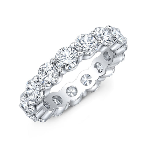 Round Diamond Eternity Ring