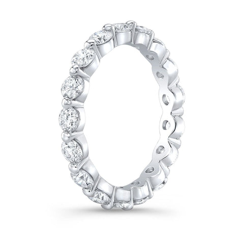 Floating Diamond Eternity Band