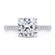Engagement Ring with Accents Front View