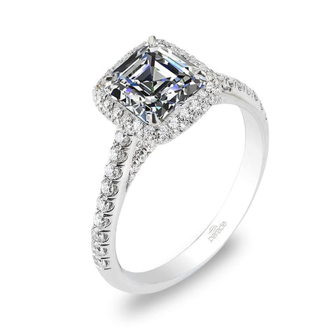Parade Design Hemera Bridal Halo Pave Diamond Ring