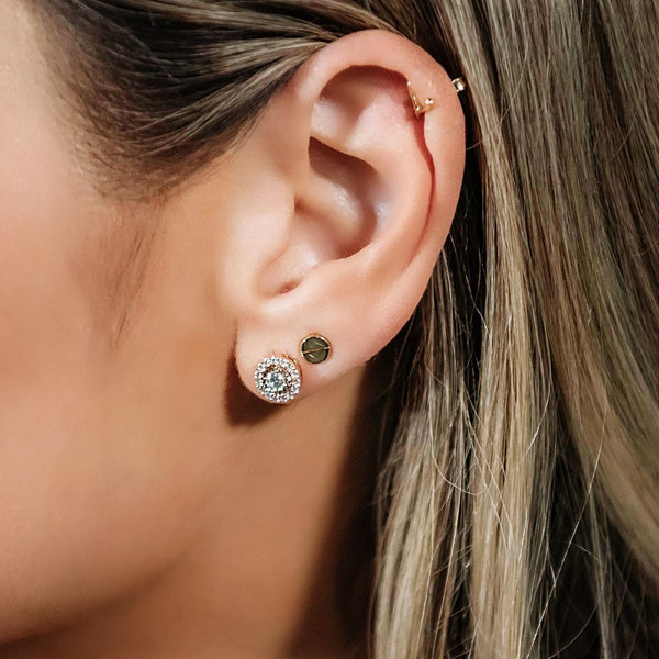 Sweet Tooth Button Earrings