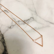 triangle necklace