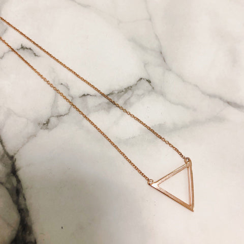 triangle necklace