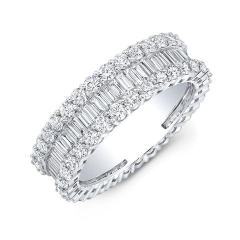 Baguette Eternity Band with Rounds