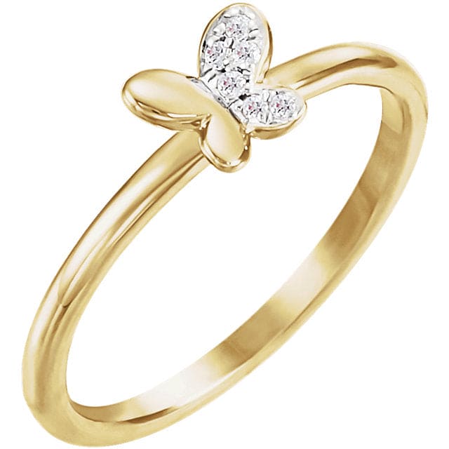 Butterfly Diamond Ring – Kingofjewelry.com