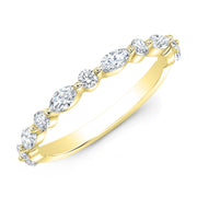 round and marquise diamond ring