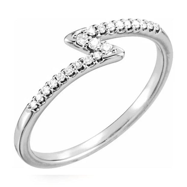 Zig Zag Diamond Ring